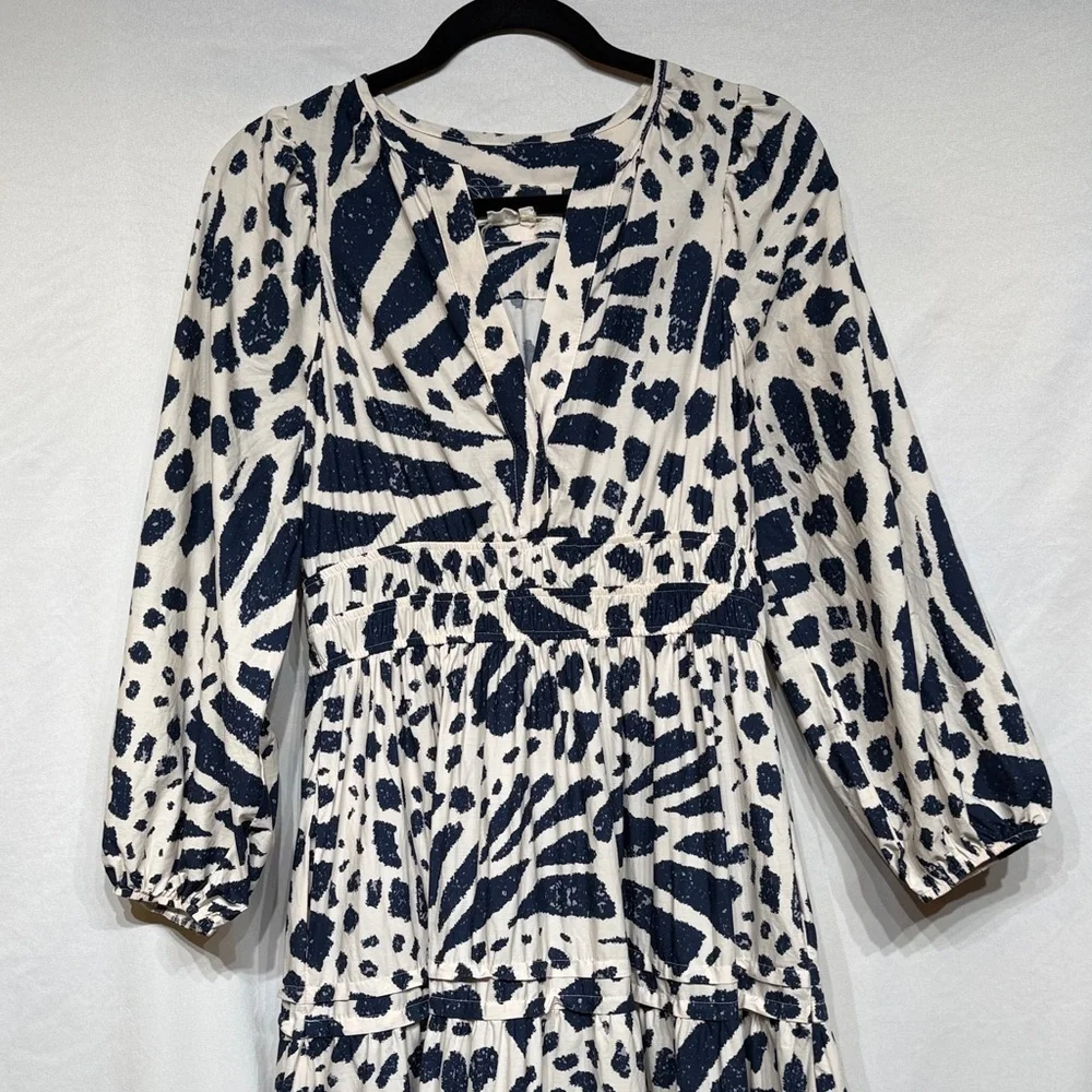 Anthropologie The Somerset Maxi Dress Long-Sleeve Poplin Edition Small Petite - Picture 3 of 11